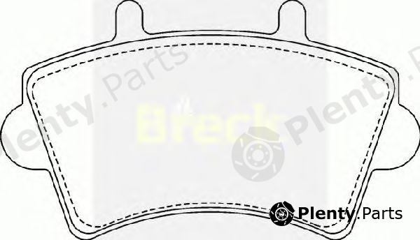  BRECK part 236130070300 Brake Pad Set, disc brake