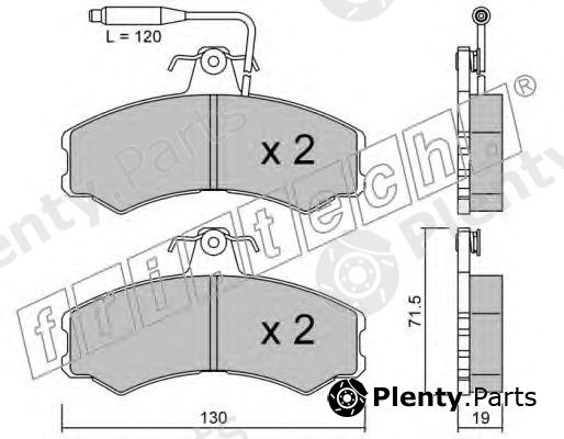  fri.tech. part 033.0 (0330) Brake Pad Set, disc brake