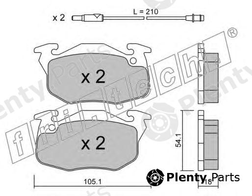  fri.tech. part 039.0 (0390) Brake Pad Set, disc brake