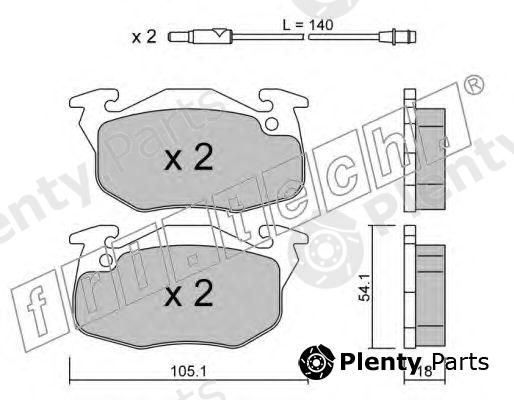  fri.tech. part 039.2 (0392) Brake Pad Set, disc brake