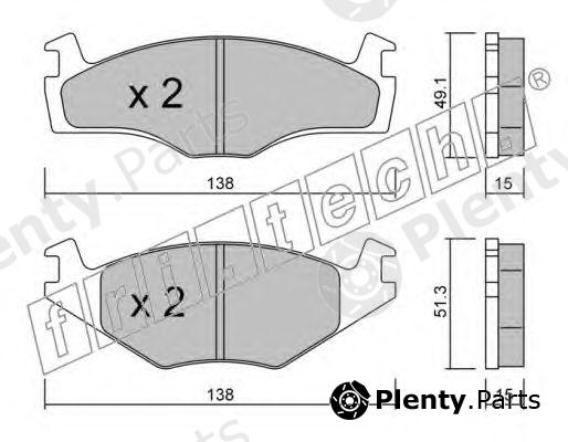  fri.tech. part 047.0 (0470) Brake Pad Set, disc brake