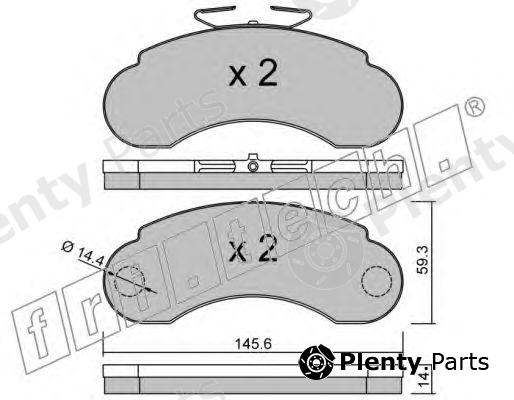  fri.tech. part 057.0 (0570) Brake Pad Set, disc brake