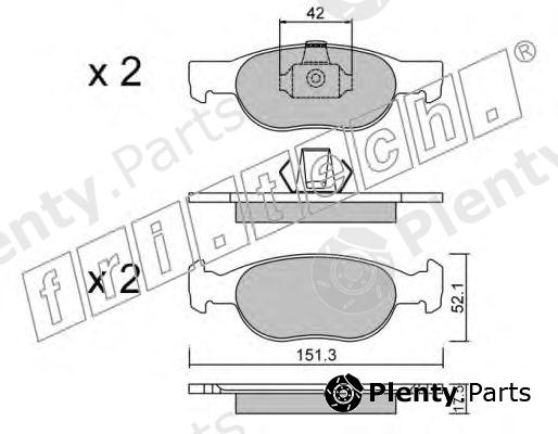  fri.tech. part 081.1 (0811) Brake Pad Set, disc brake