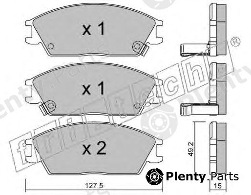  fri.tech. part 083.1 (0831) Brake Pad Set, disc brake