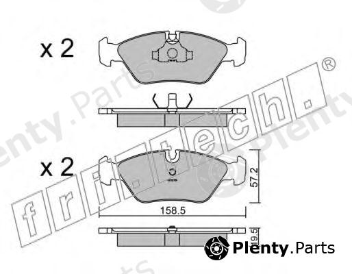  fri.tech. part 093.0 (0930) Brake Pad Set, disc brake