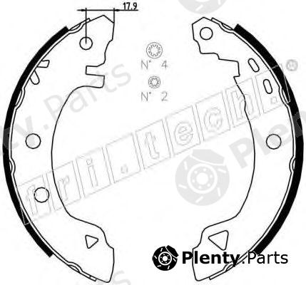  fri.tech. part 1004.007 (1004007) Brake Shoe Set