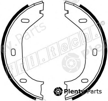  fri.tech. part 1019.021 (1019021) Brake Shoe Set, parking brake