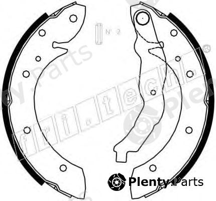  fri.tech. part 1019.025 (1019025) Brake Shoe Set