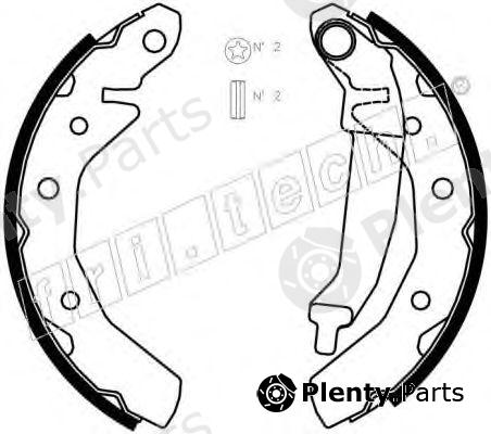  fri.tech. part 1027.001 (1027001) Brake Shoe Set