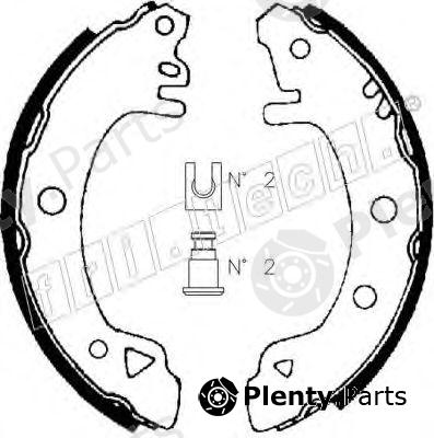  fri.tech. part 1040.116 (1040116) Brake Shoe Set