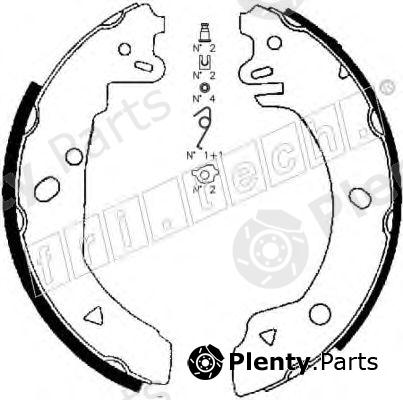  fri.tech. part 1040.130K (1040130K) Brake Shoe Set