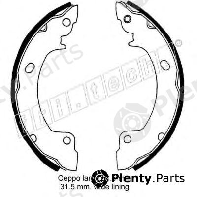  fri.tech. part 1046.200 (1046200) Brake Shoe Set