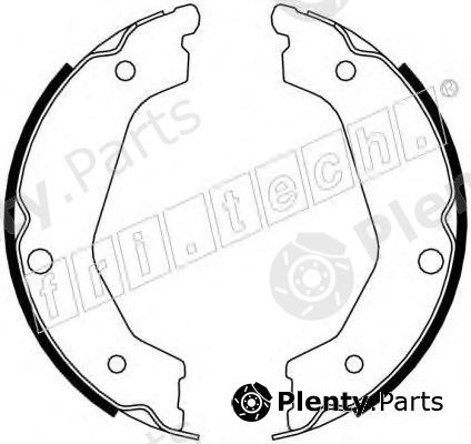  fri.tech. part 1049.162 (1049162) Brake Shoe Set, parking brake
