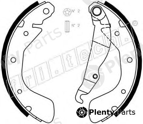  fri.tech. part 1073.166 (1073166) Brake Shoe Set