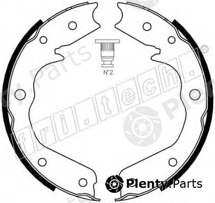  fri.tech. part 1073.173 (1073173) Brake Shoe Set, parking brake