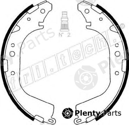  fri.tech. part 1115.268 (1115268) Brake Shoe Set