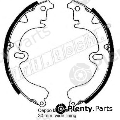  fri.tech. part 1115.274 (1115274) Brake Shoe Set