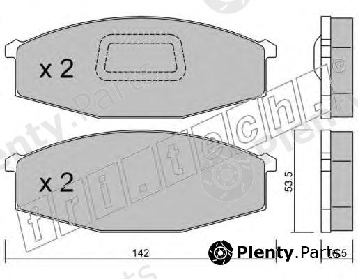 fri.tech. part 112.1 (1121) Brake Pad Set, disc brake