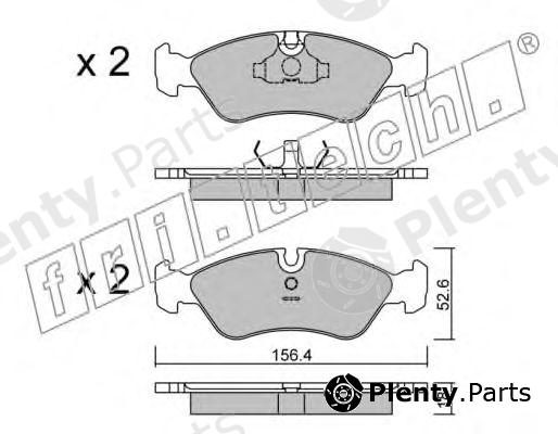  fri.tech. part 119.0 (1190) Brake Pad Set, disc brake