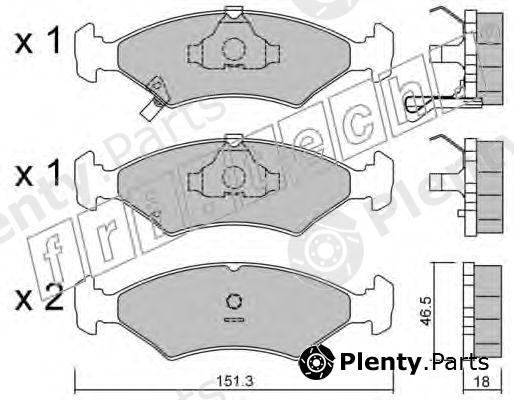  fri.tech. part 129.0 (1290) Brake Pad Set, disc brake