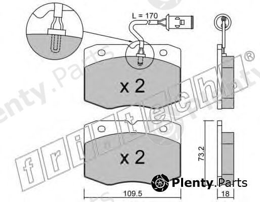  fri.tech. part 141.0 (1410) Brake Pad Set, disc brake