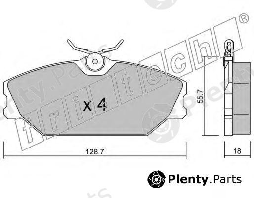  fri.tech. part 144.2 (1442) Brake Pad Set, disc brake