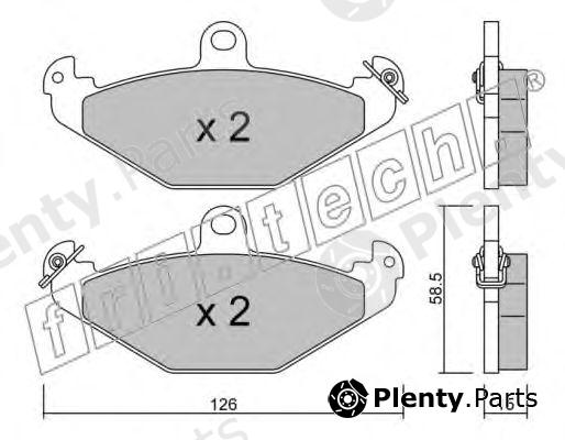  fri.tech. part 168.0 (1680) Brake Pad Set, disc brake