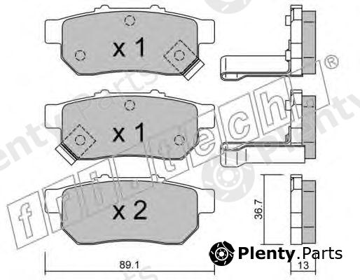  fri.tech. part 179.1 (1791) Brake Pad Set, disc brake