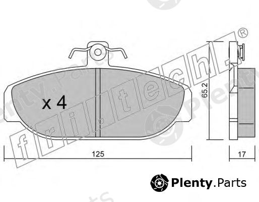  fri.tech. part 190.0 (1900) Brake Pad Set, disc brake