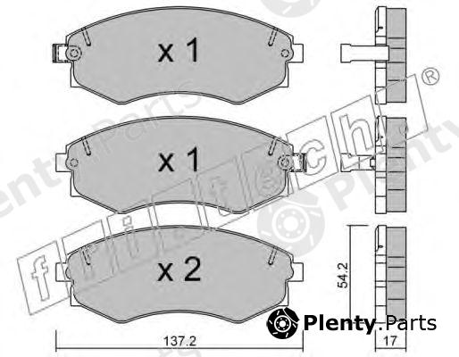  fri.tech. part 195.1 (1951) Brake Pad Set, disc brake