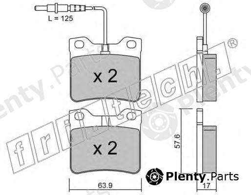  fri.tech. part 199.0 (1990) Brake Pad Set, disc brake
