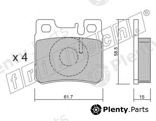  fri.tech. part 212.0 (2120) Brake Pad Set, disc brake