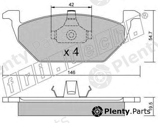  fri.tech. part 220.0 (2200) Brake Pad Set, disc brake