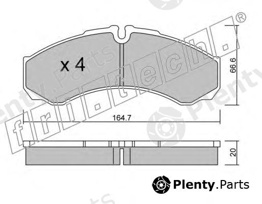  fri.tech. part 221.6 (2216) Brake Pad Set, disc brake