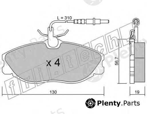  fri.tech. part 223.0 (2230) Brake Pad Set, disc brake