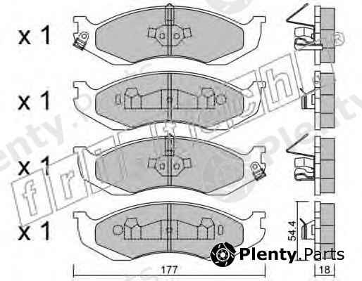  fri.tech. part 227.1 (2271) Brake Pad Set, disc brake