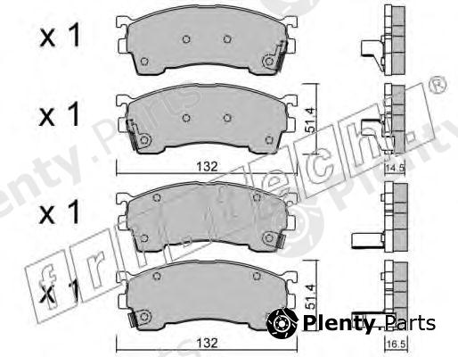  fri.tech. part 232.0 (2320) Brake Pad Set, disc brake