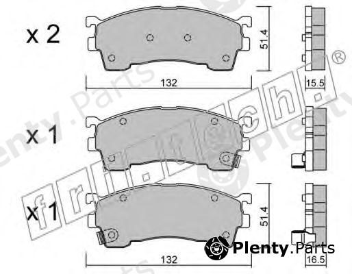  fri.tech. part 232.1 (2321) Brake Pad Set, disc brake
