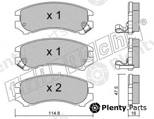  fri.tech. part 239.1 (2391) Brake Pad Set, disc brake