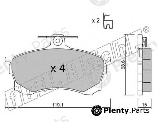  fri.tech. part 259.0 (2590) Brake Pad Set, disc brake