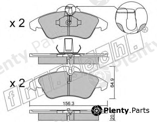  fri.tech. part 265.0 (2650) Brake Pad Set, disc brake