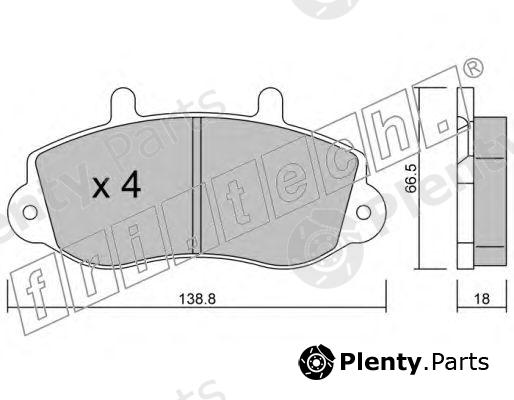  fri.tech. part 273.0 (2730) Brake Pad Set, disc brake