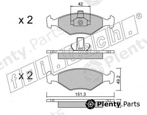  fri.tech. part 282.2 (2822) Brake Pad Set, disc brake