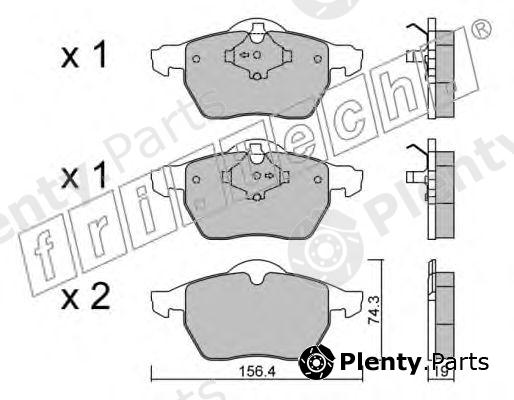  fri.tech. part 323.1 (3231) Brake Pad Set, disc brake
