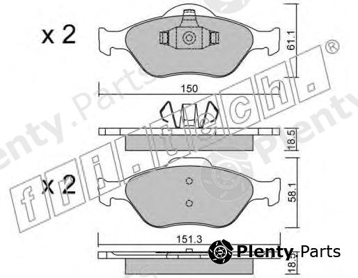  fri.tech. part 325.0 (3250) Brake Pad Set, disc brake