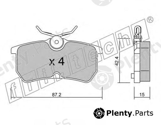  fri.tech. part 326.0 (3260) Brake Pad Set, disc brake