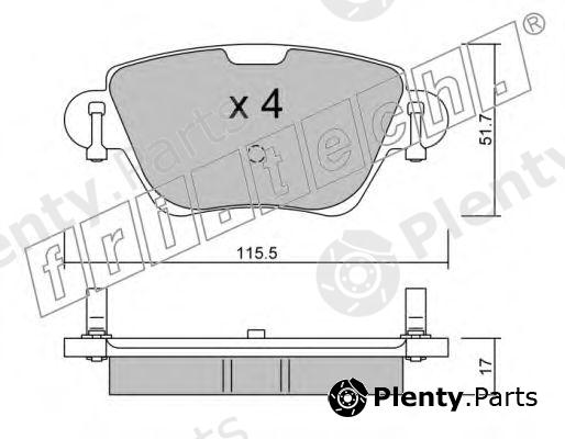  fri.tech. part 328.0 (3280) Brake Pad Set, disc brake