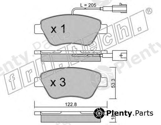  fri.tech. part 330.0 (3300) Brake Pad Set, disc brake