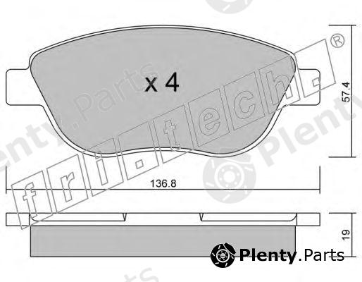  fri.tech. part 331.1 (3311) Brake Pad Set, disc brake