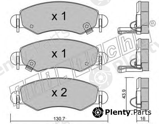 fri.tech. part 348.1 (3481) Brake Pad Set, disc brake